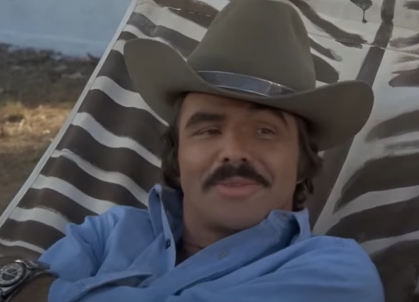 A visually captivating still taken from a pivotal moment in the film Smokey and the Bandit (1977)
