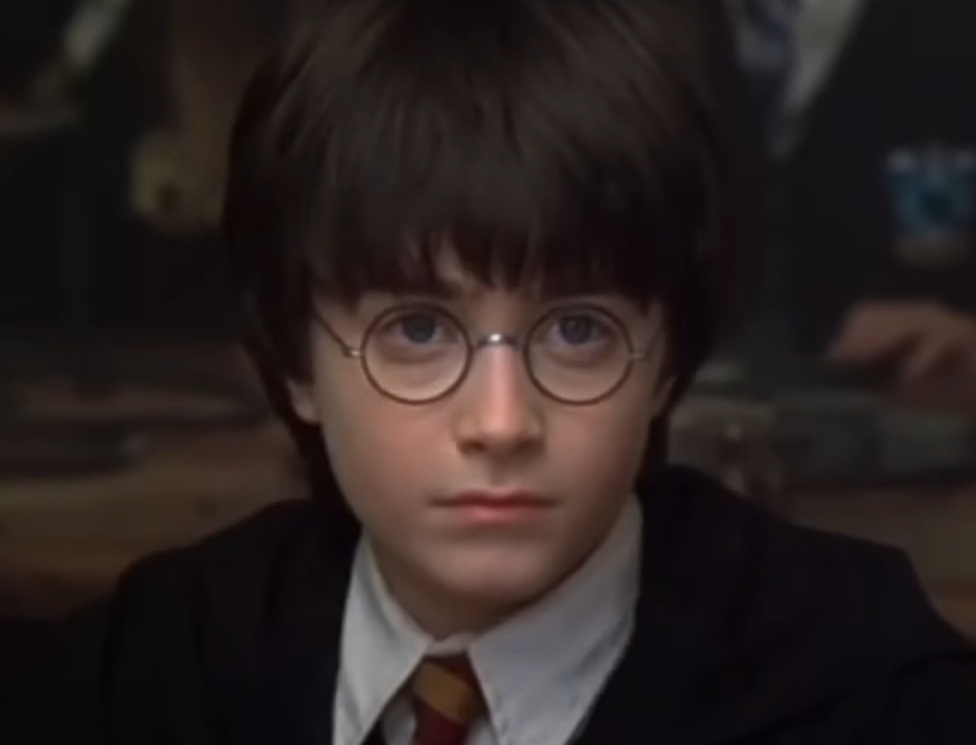 A visually captivating still taken from a pivotal moment in the film Harry Potter and the Philosopher's Stone (2001)