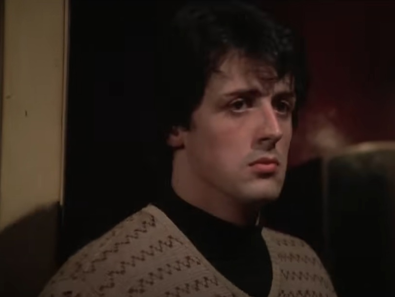 A visually captivating still taken from a pivotal moment in the film Rocky (1976)