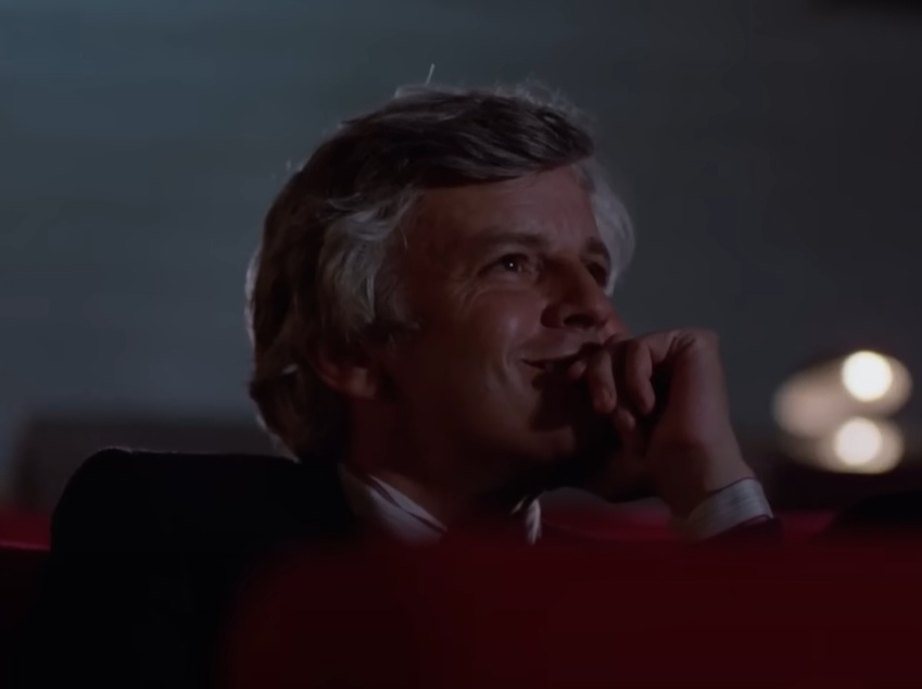 A visually captivating still taken from a pivotal moment in the film Cinema Paradiso (1988)