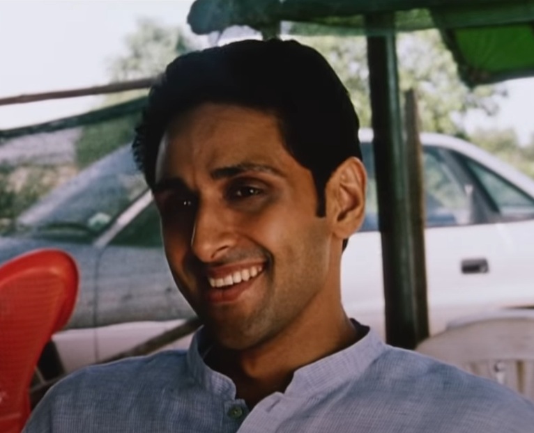 A visually captivating still taken from a pivotal moment in the film Monsoon Wedding (2001)