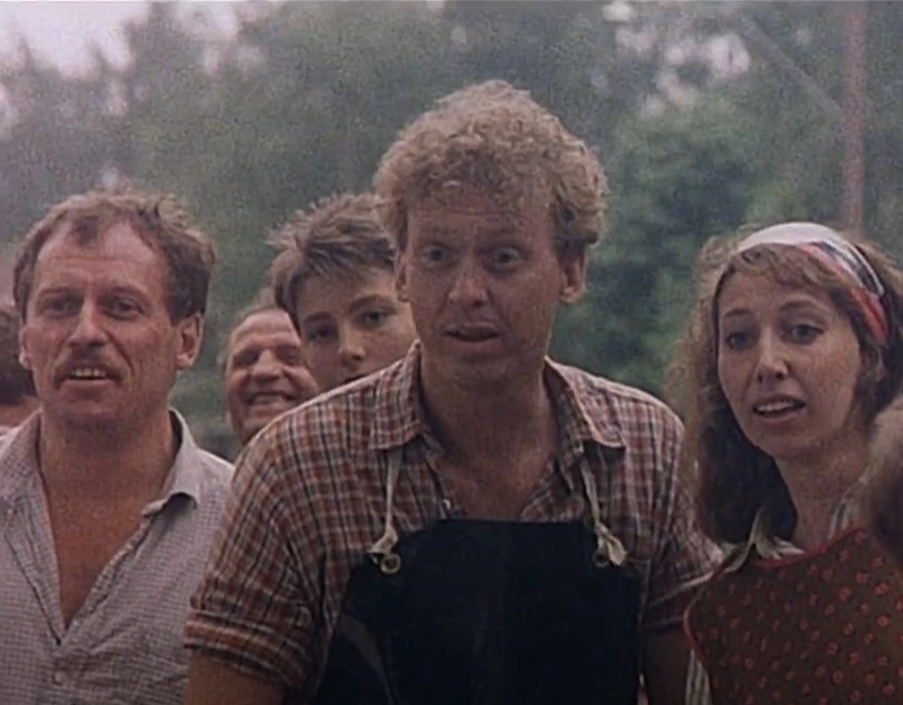 A visually captivating still taken from a pivotal moment in the film My Life as a Dog (1985)