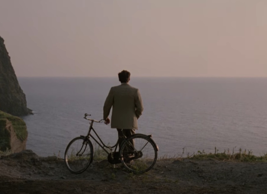 A visually captivating still taken from a pivotal moment in the film The Postman (1994)