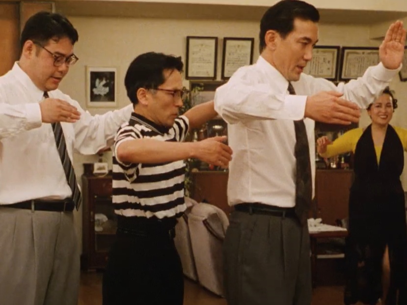 A visually captivating still taken from a pivotal moment in the film Shall We Dance? (1996)