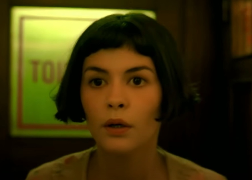 A visually captivating still taken from a pivotal moment in the film Amélie (2001)