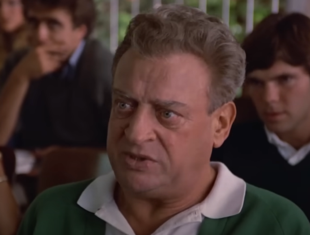 Screenshot of Rodney Dangerfield from - Back to School (1986)