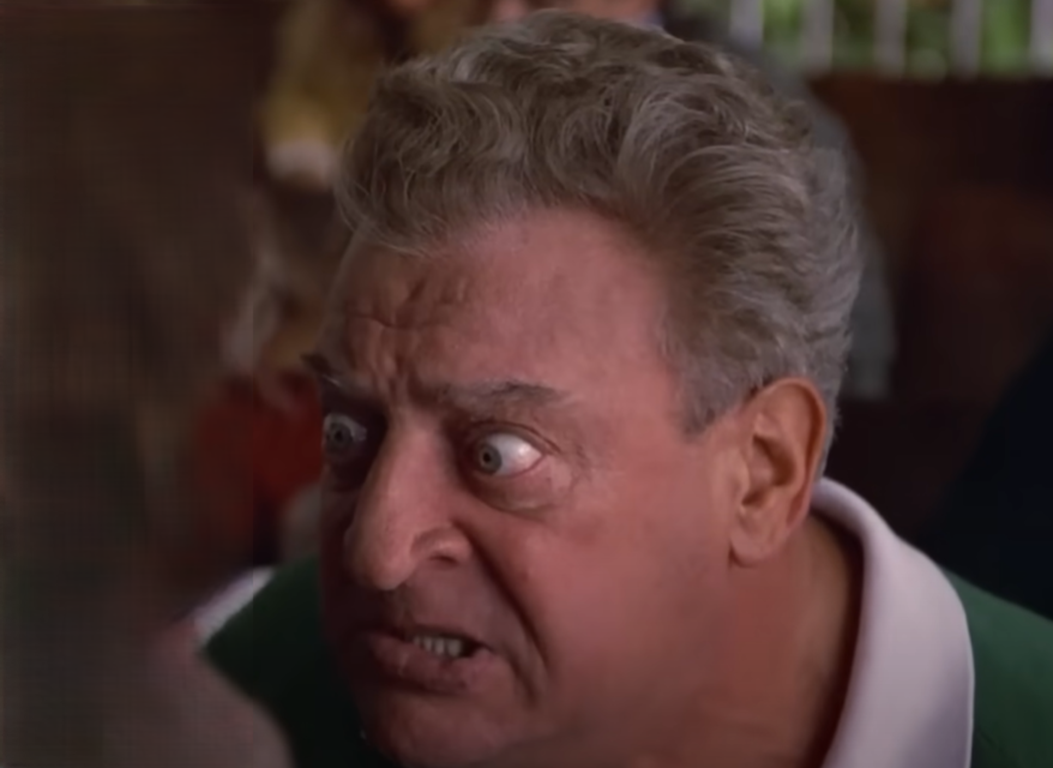 Screenshot of Rodney Dangerfield from - Back to School (1986)