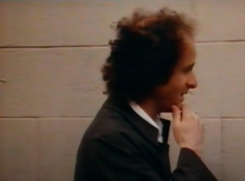 A visually captivating still taken from a pivotal moment in the film The Appointments of Dennis Jennings (1988)