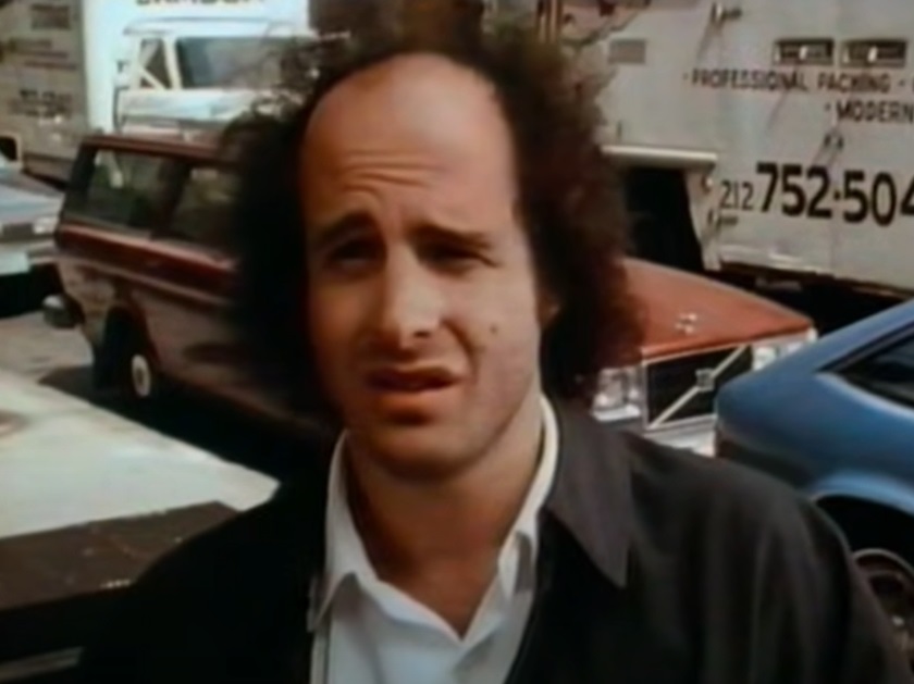 A visually captivating still taken from a pivotal moment in the film The Appointments of Dennis Jennings (1988)