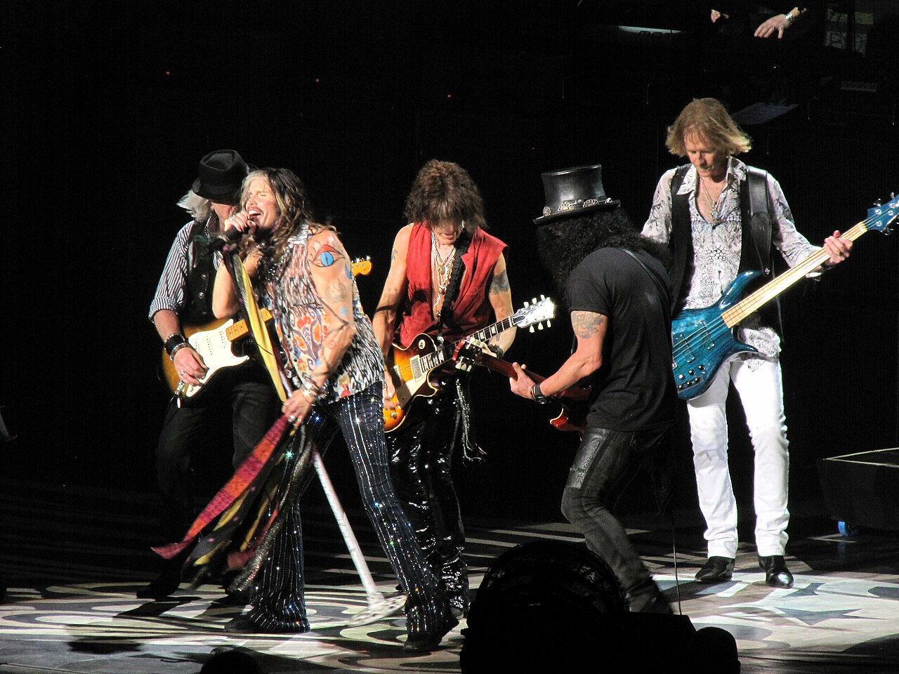 Aerosmith on stage - 2014