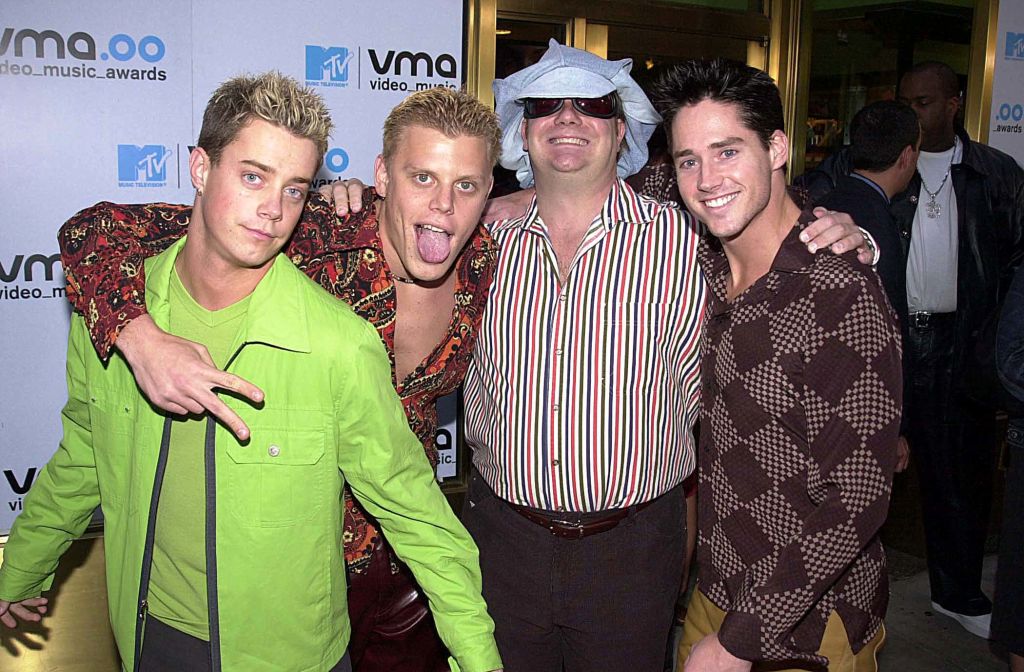 2gether attending the 2000 MTV Video Music Awards