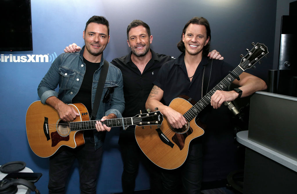 BBMak band visit SiriusXM Studios