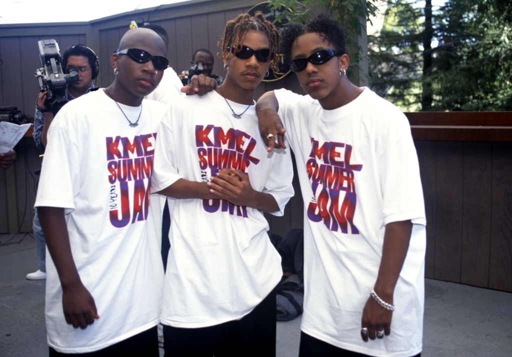 Band Immature pose during KMEL Summer Jam