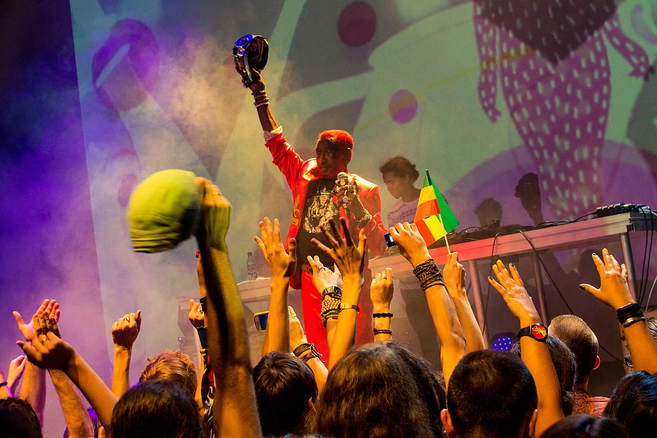 Lee Perry performing in Saint Petersburg
