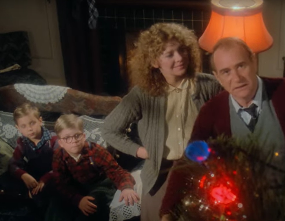 A visually captivating still taken from a pivotal moment in the film A Christmas Story (1983)