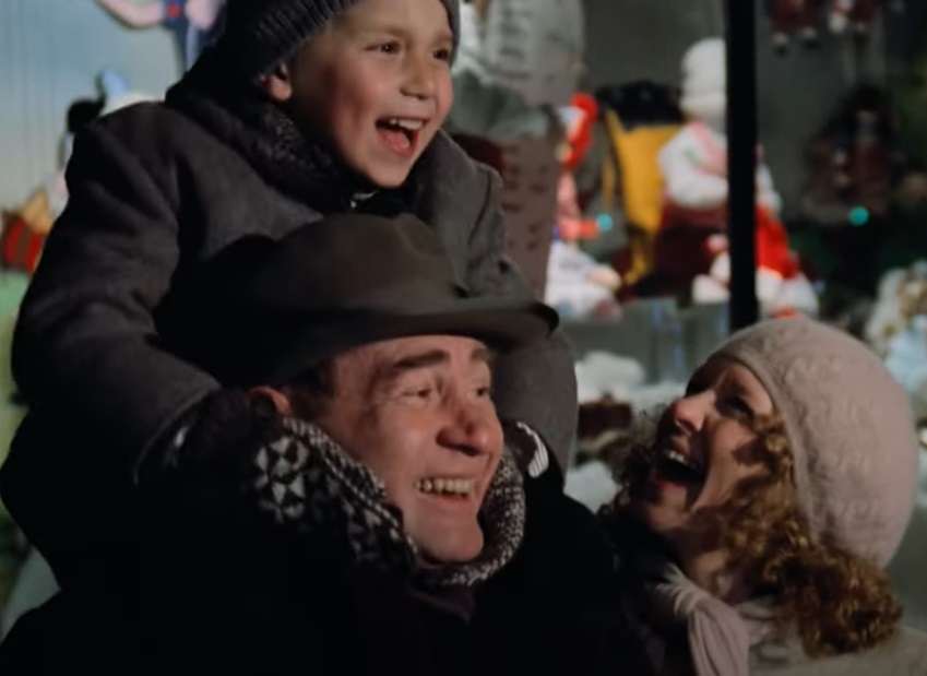 A visually captivating still taken from a pivotal moment in the film A Christmas Story (1983)