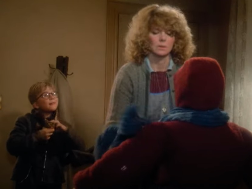 A visually captivating still taken from a pivotal moment in the film A Christmas Story (1983)
