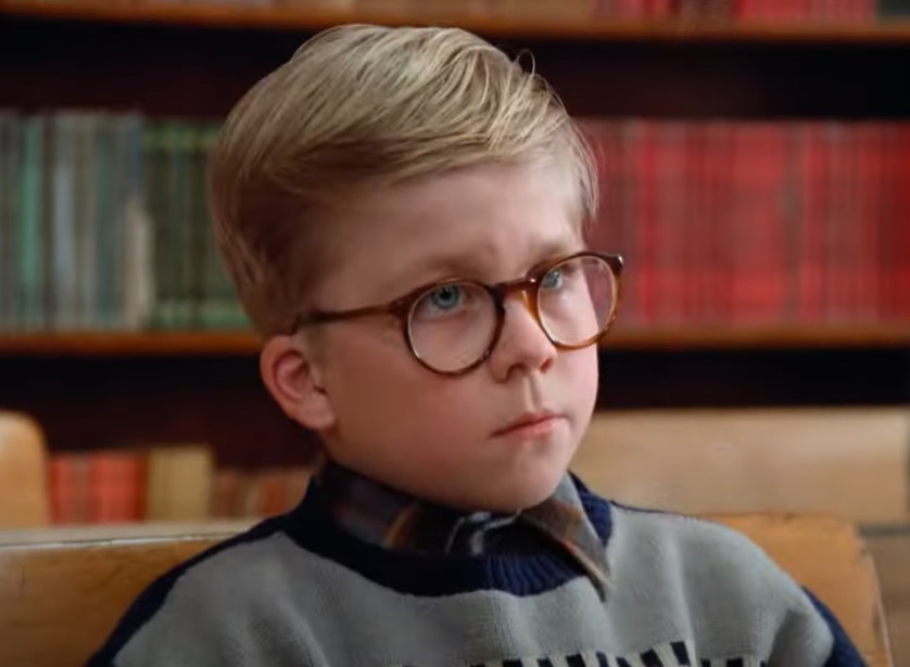 A visually captivating still taken from a pivotal moment in the film A Christmas Story (1983)