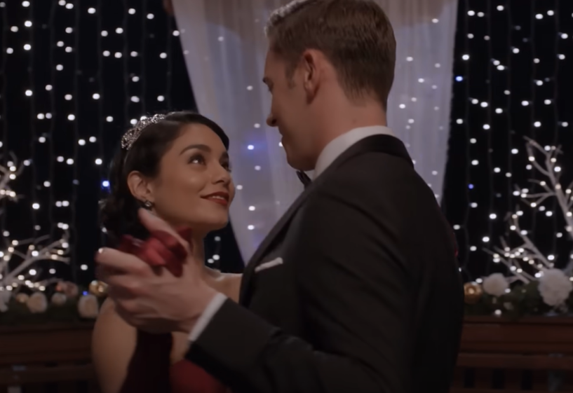 Screenshot of the movie The Princess Switch