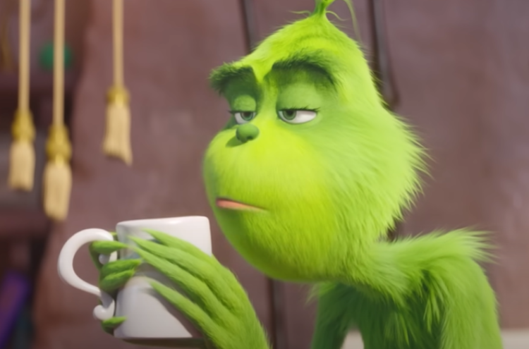 Screenshot of the animated movie The Grinch