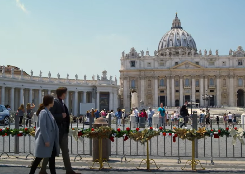 Screenshot of the movie Christmas in Rome