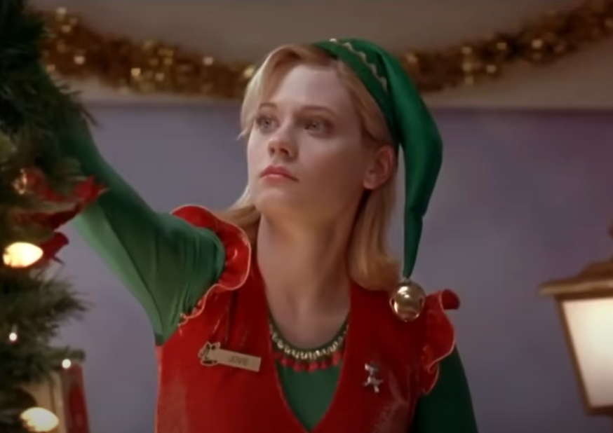 A visually captivating still taken from a pivotal moment in the film Elf (2003)