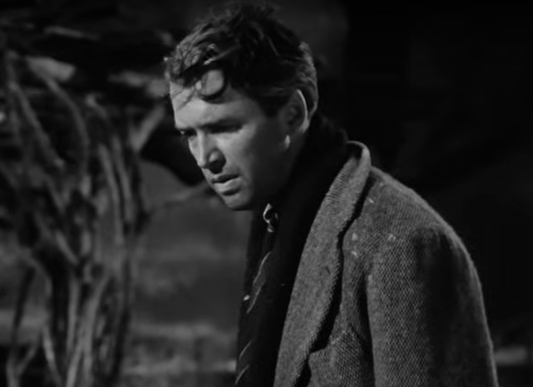 A visually captivating still taken from a pivotal moment in the film It's a Wonderful Life (1946)