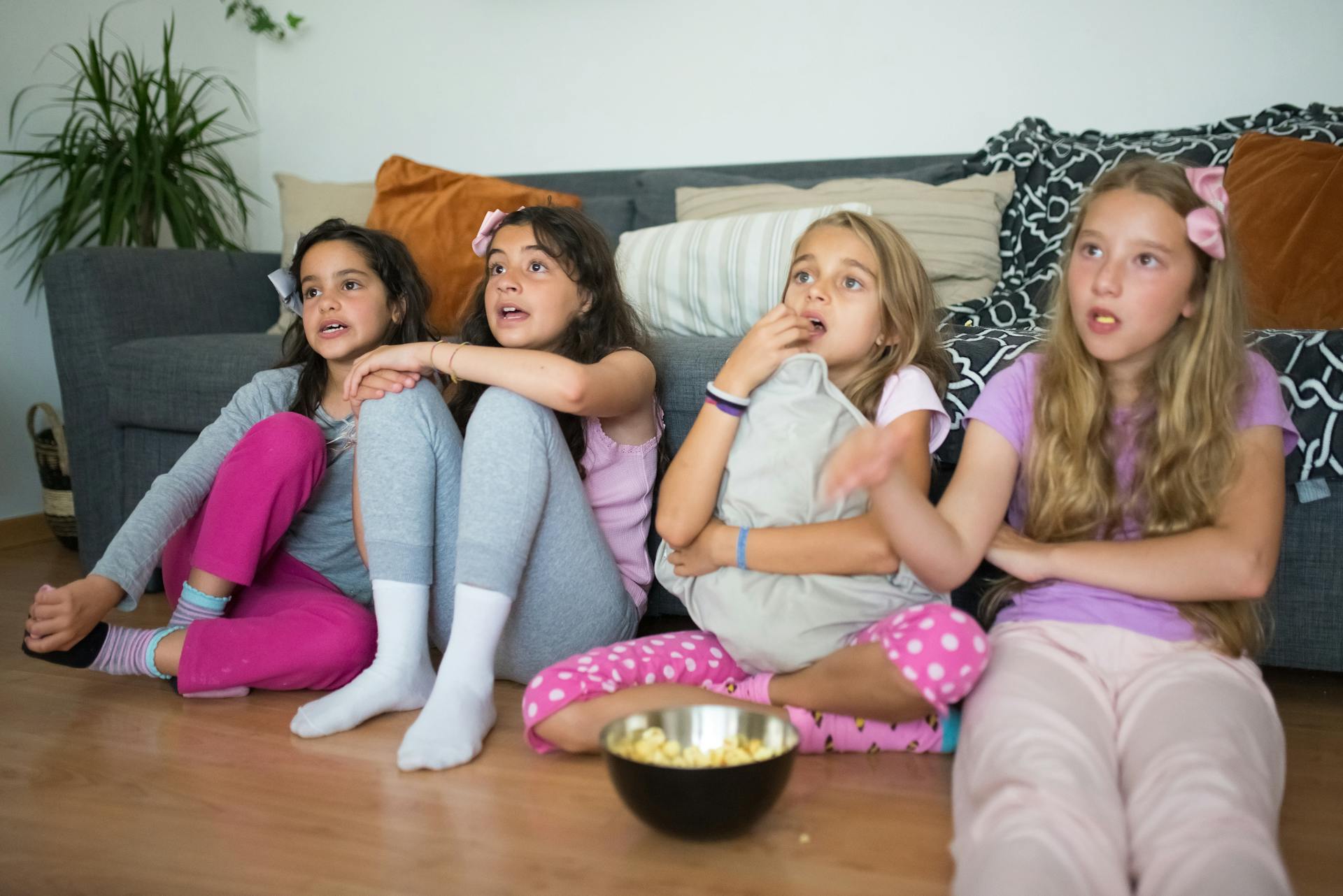 Children sitting together
