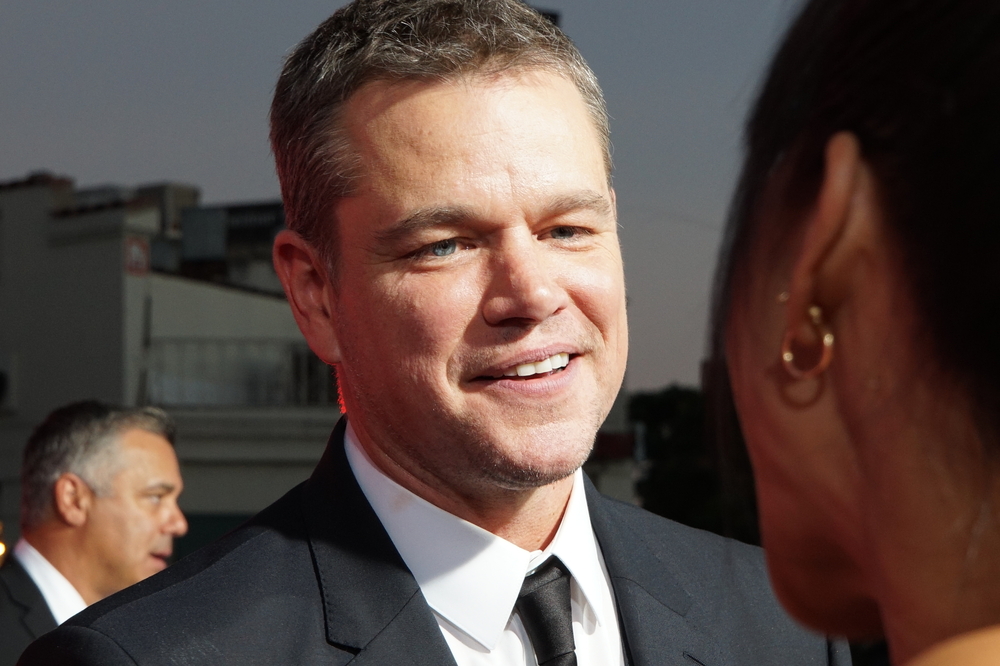 Matt Damon on the red carpet