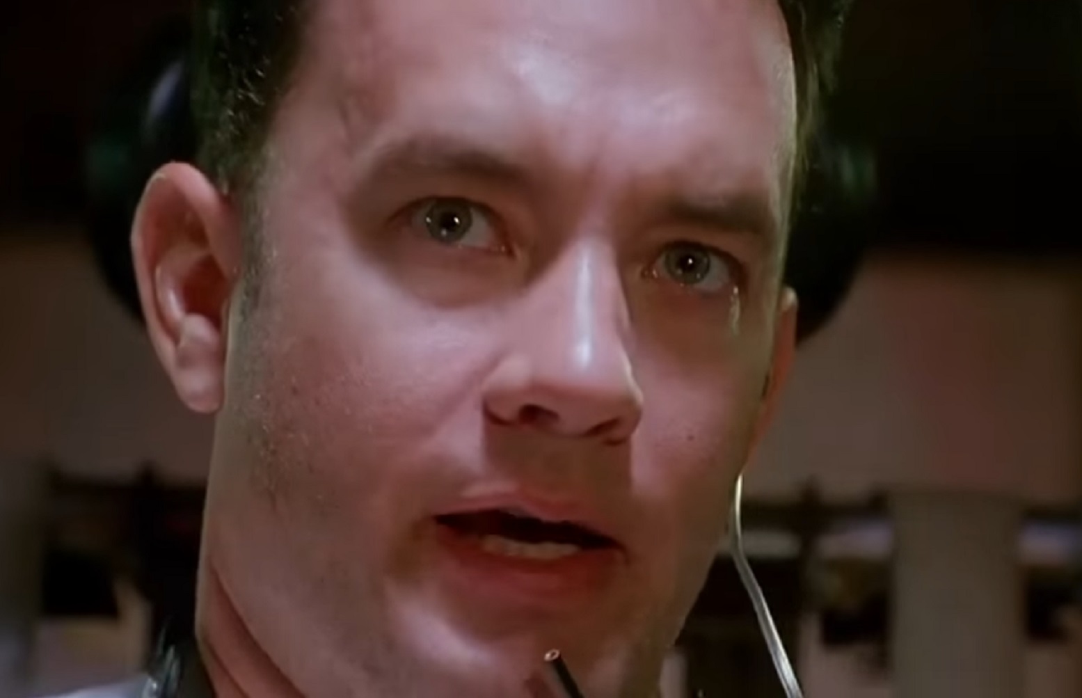 Screenshot of Tom Hanks talking on radio - from Apollo 13 (1995)
