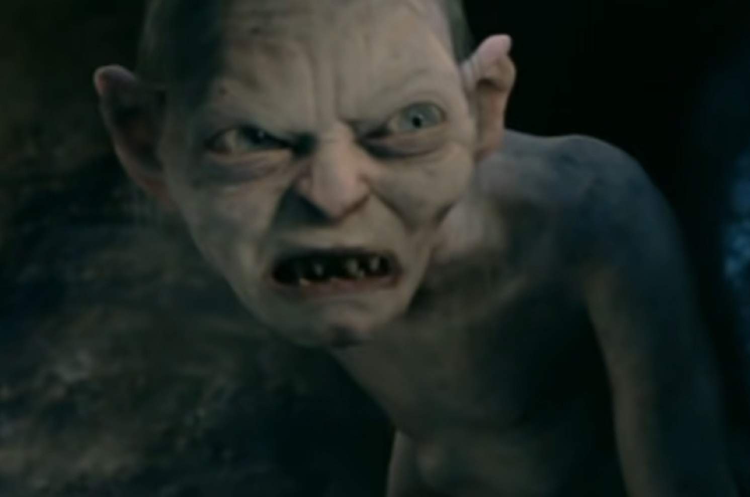 Screenshot of Gollum - from The Lord of the Rings: The Two Towers (2022)