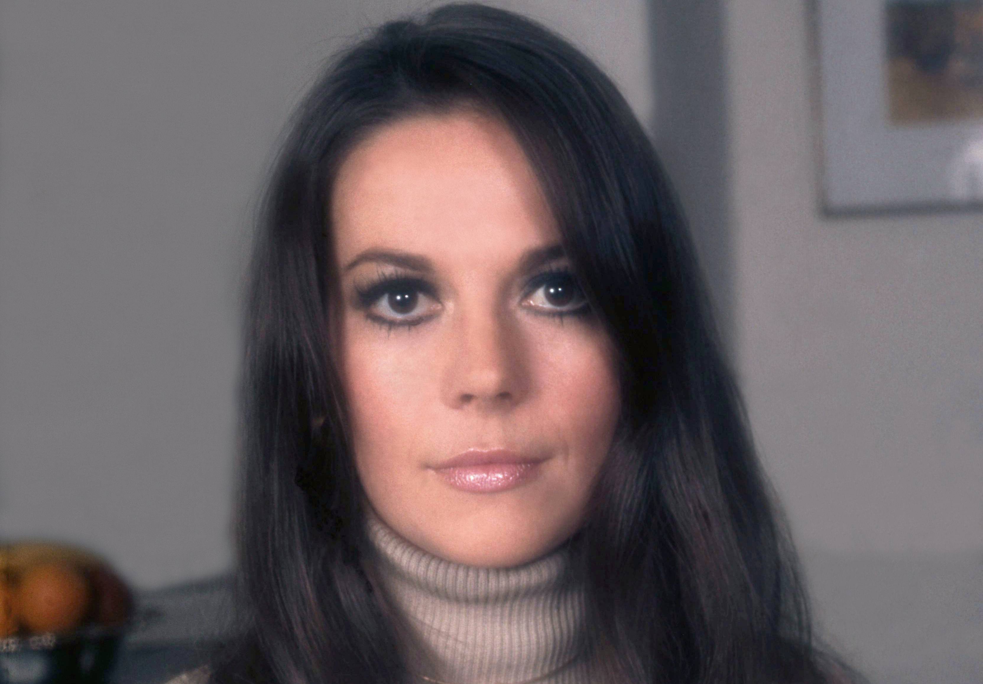 Natalie Wood image taken in her London Home in Belgravia.