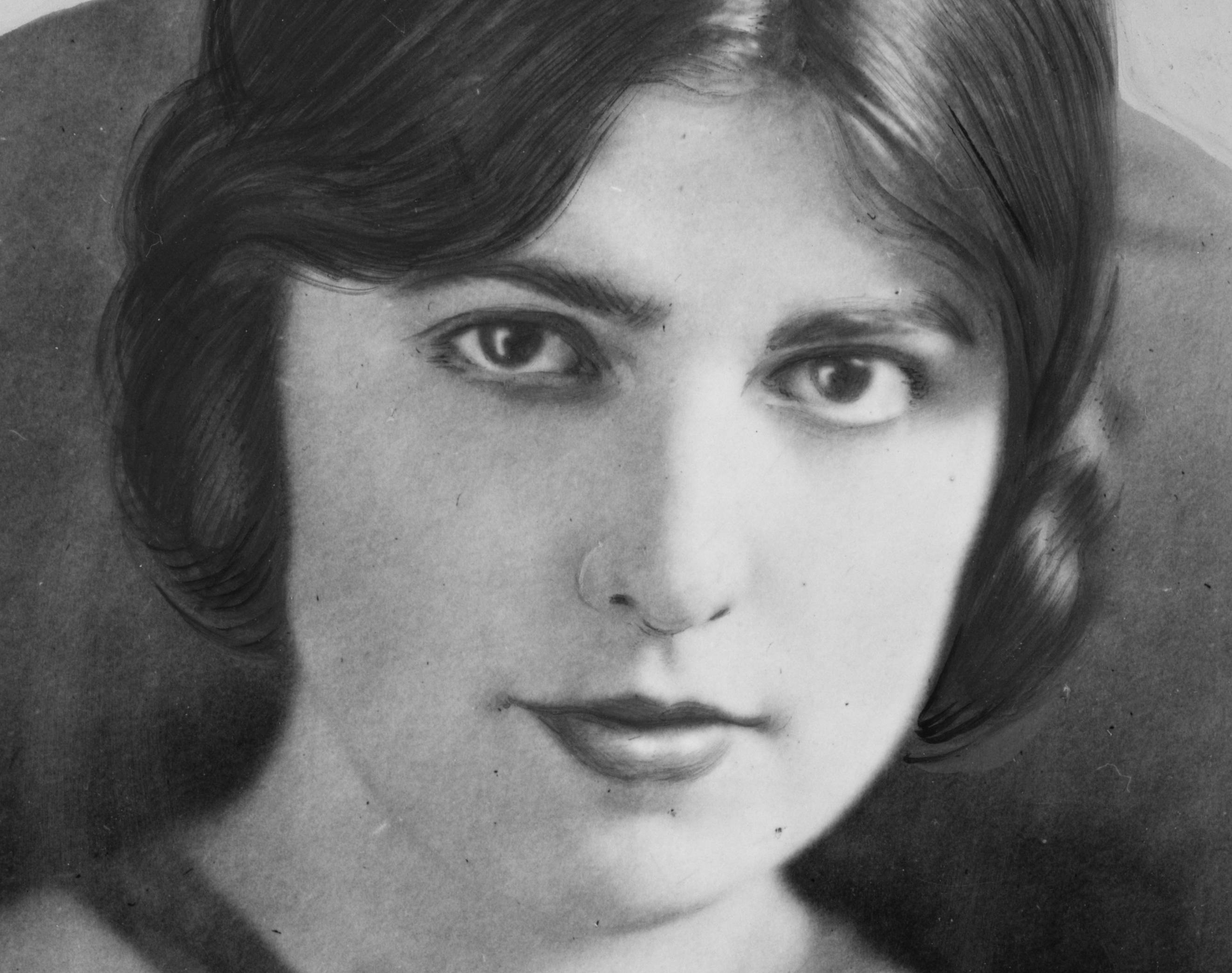 Virginia Rappe in black