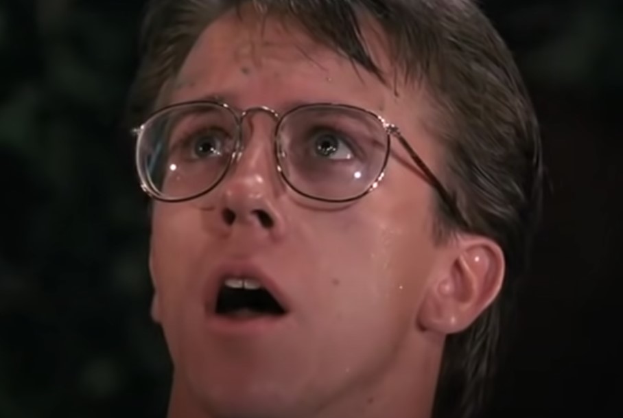 image of a boy looking shocked