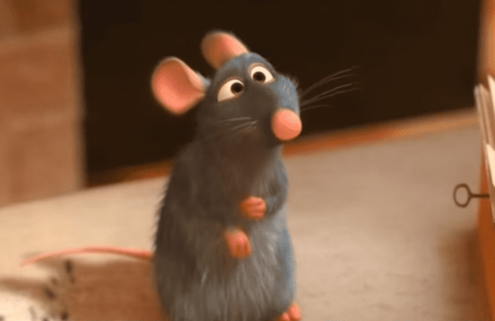 Image of a mouse in a cartoon