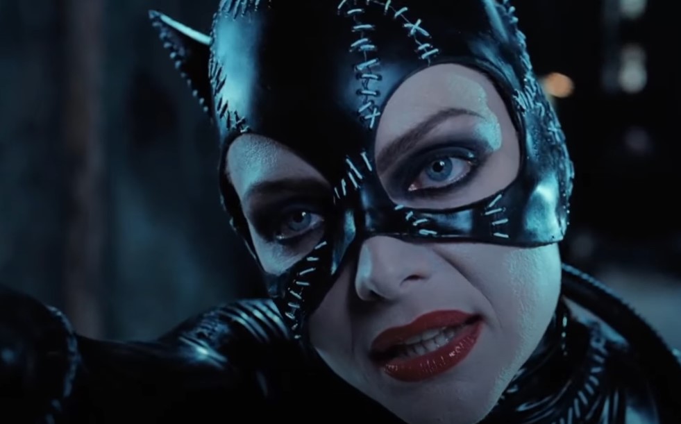 close up portrait of Catwoman