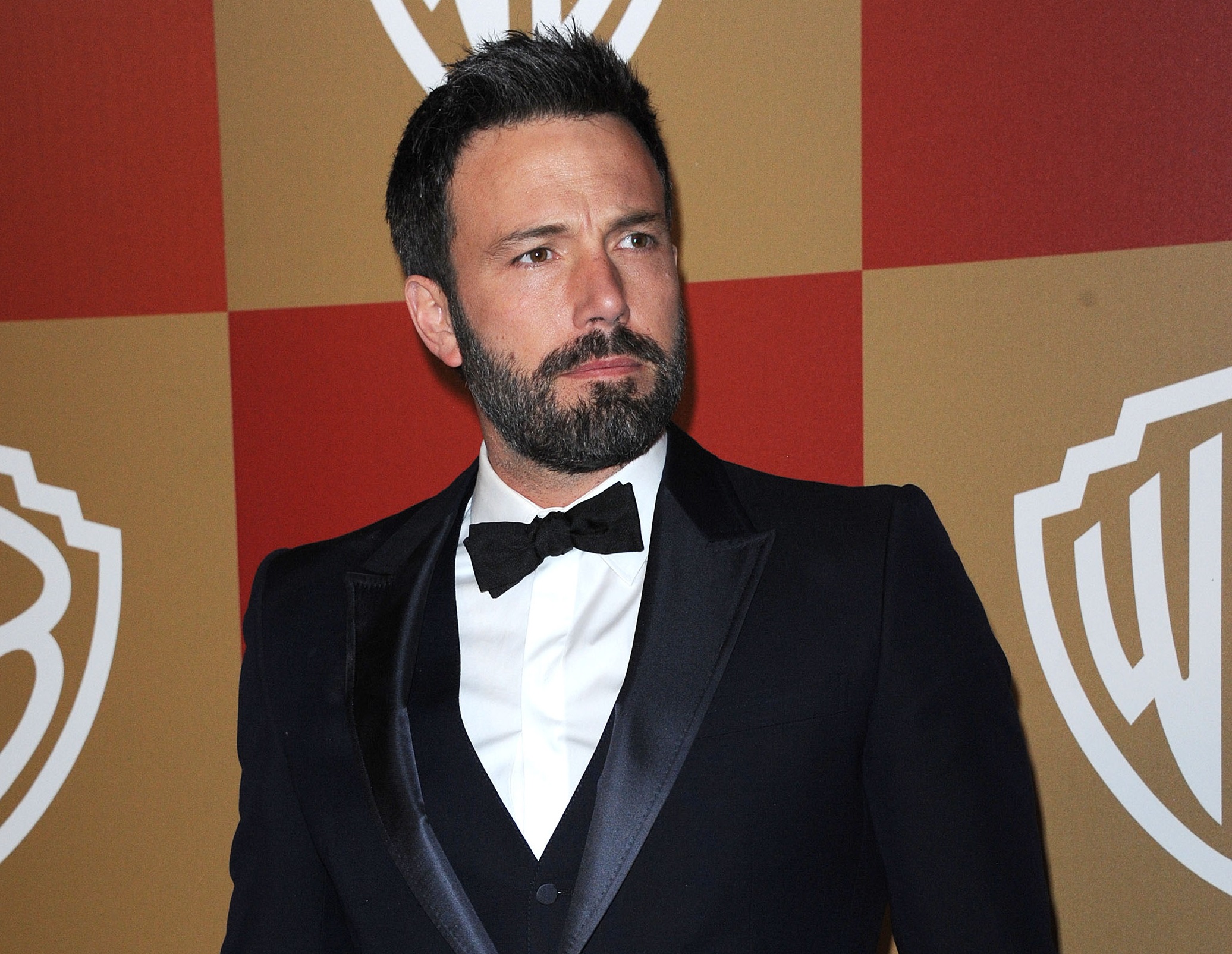 Ben Affleck in dark suit arrives to the Style Golden Globe Party - 2013