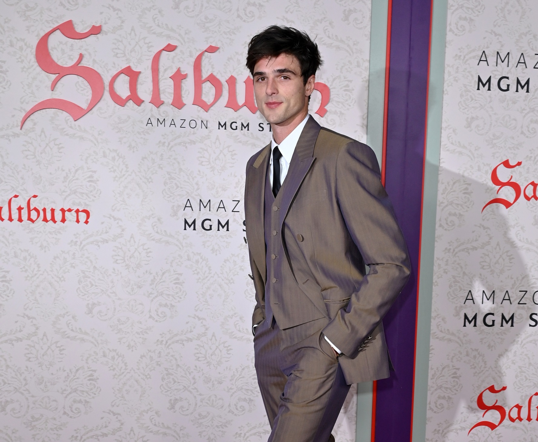 Jacob Elordi at the premiere for Saltburn at The Theatre at Ace Hotel - 2023