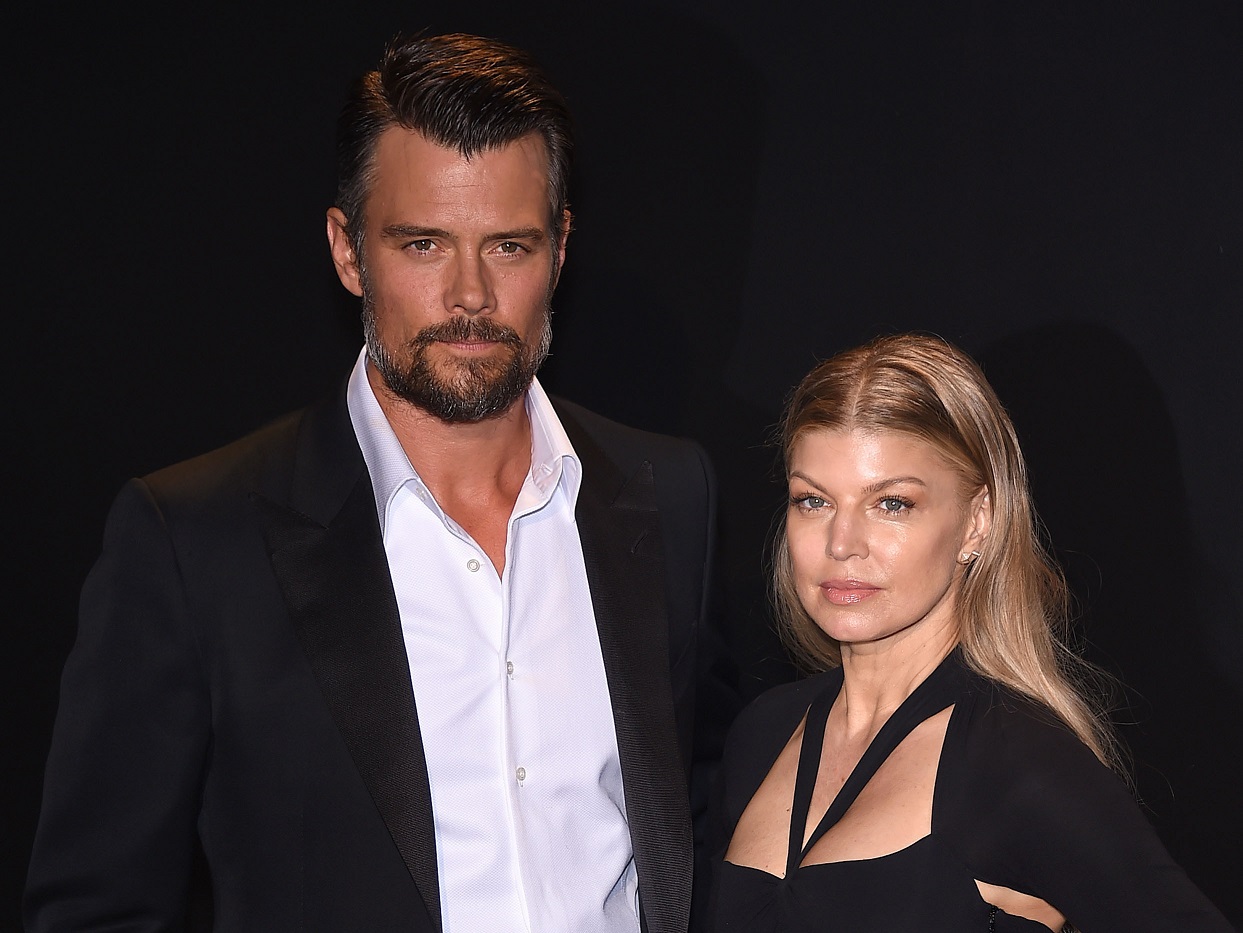 Fergie & Josh Duhamel arrives to the Tom Ford Autumn/Winter 2015 Womenswear Collection Presentation