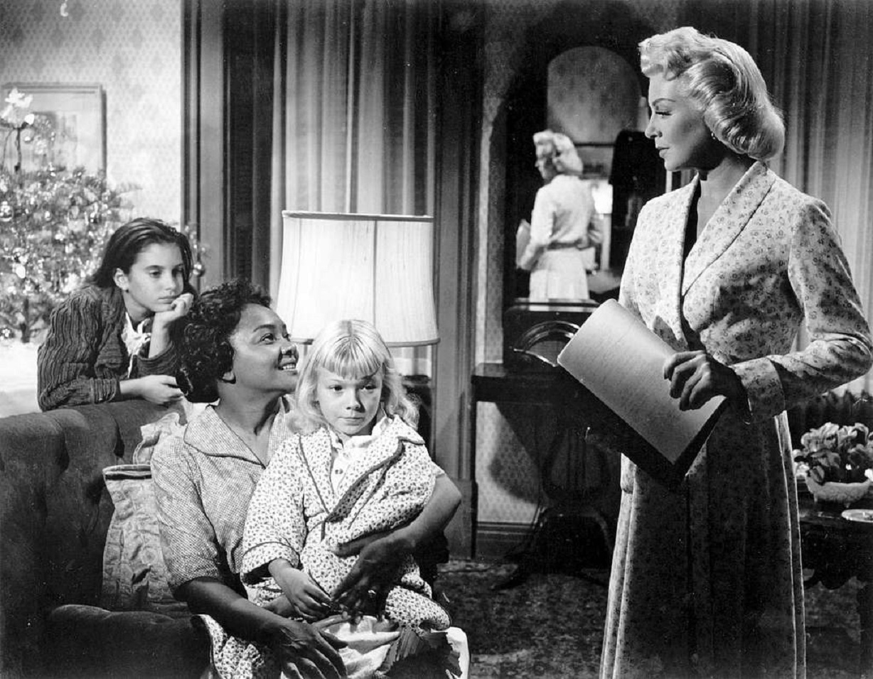 Karin Dicker, Juanita Moore, Terry Burnham, and Lana Turner in Imitation of Life (1959) publicity still