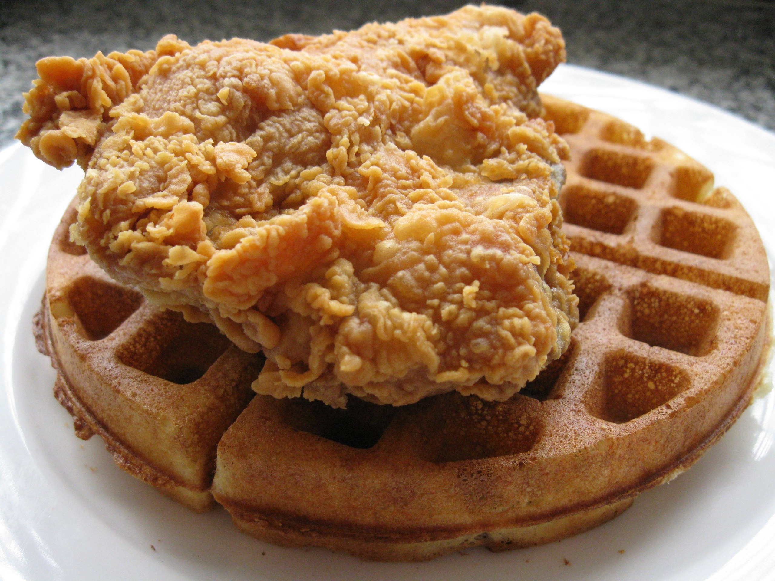 Fried Chicken And Crispy Waffle