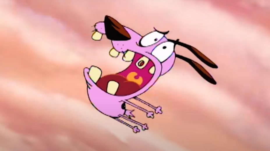 image of a Courage the Cowardly Dog