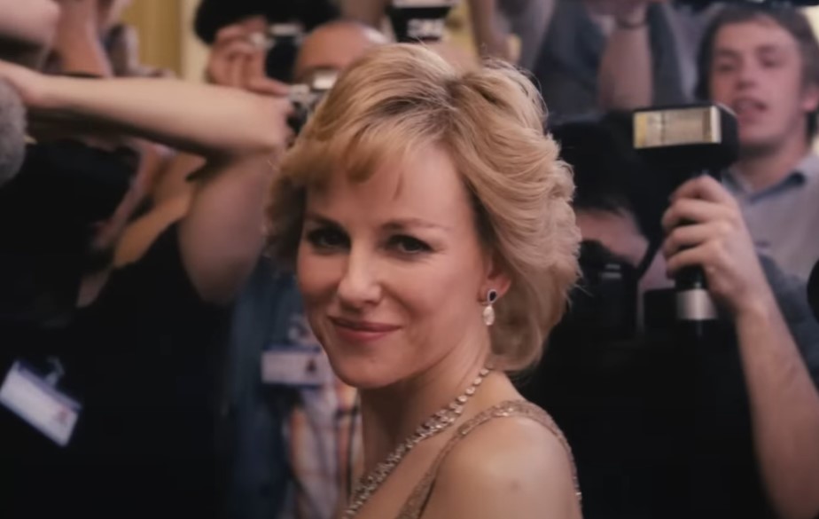 Naomi Watts in Diana (2013) wearing jewels