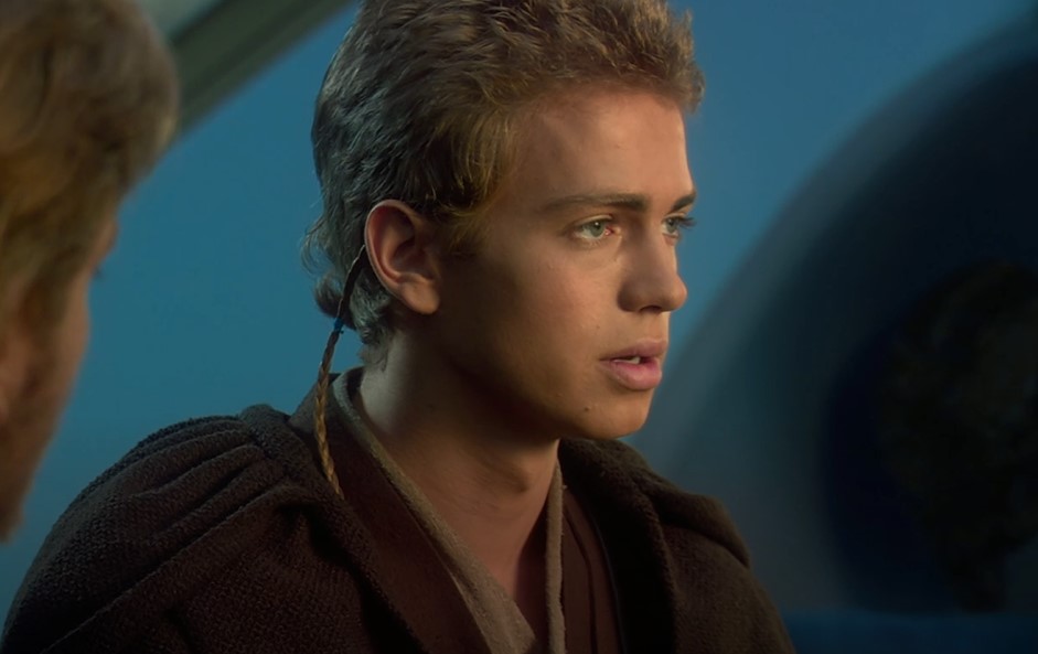Hayden Christensen in  Star Wars: Episode II – Attack of the Clones (2002) in costume