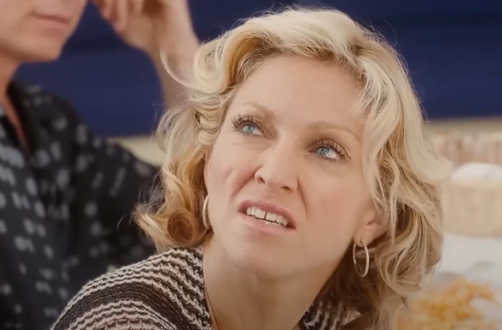 Madonna in Swept Away (2002) on a boat