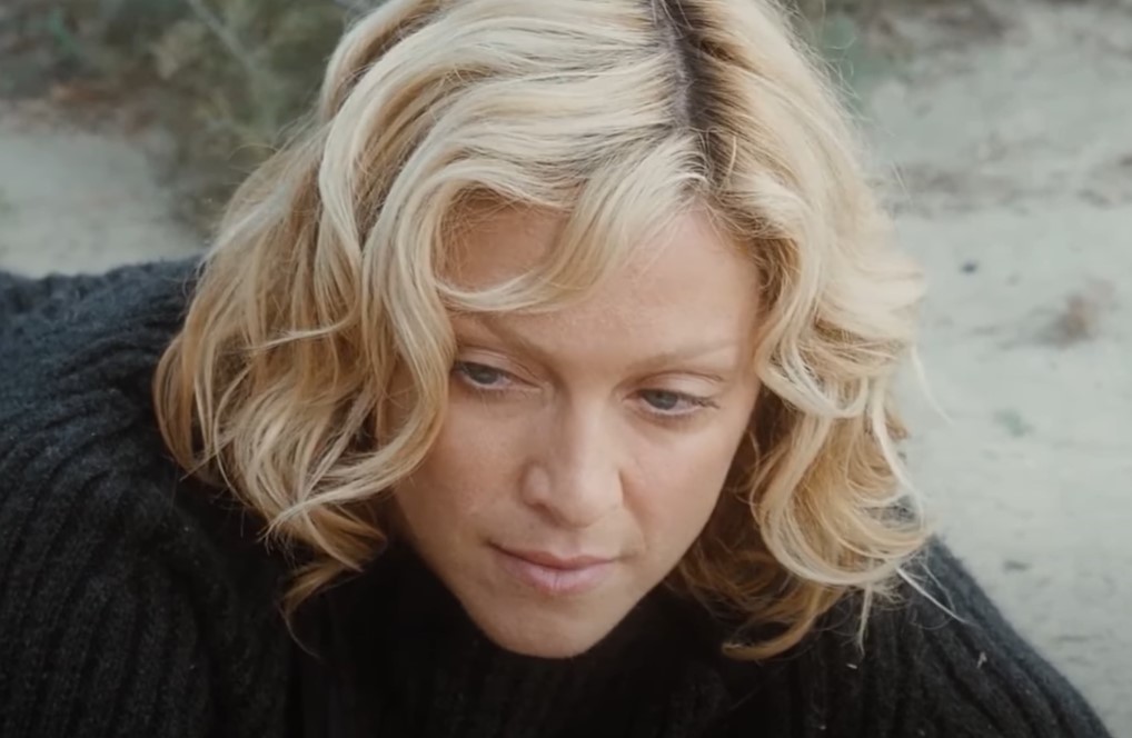 Madonna in Swept Away (2002) in black sweater