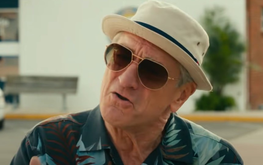 Robert De Niro in Dirty Grandpa (2016)  in colorful shirt