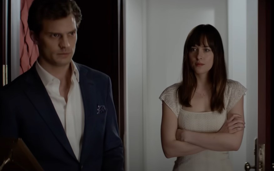 Dakota Johnson And Jamie Dornan in  Fifty Shades