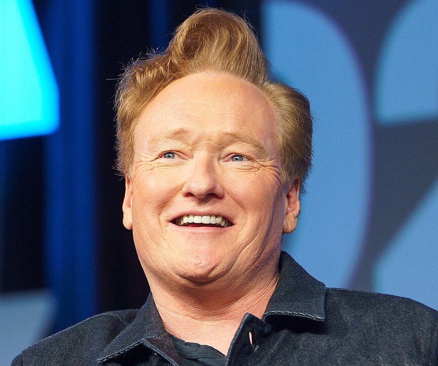 Portrait Photo of the American comedian Conan O'Brien.