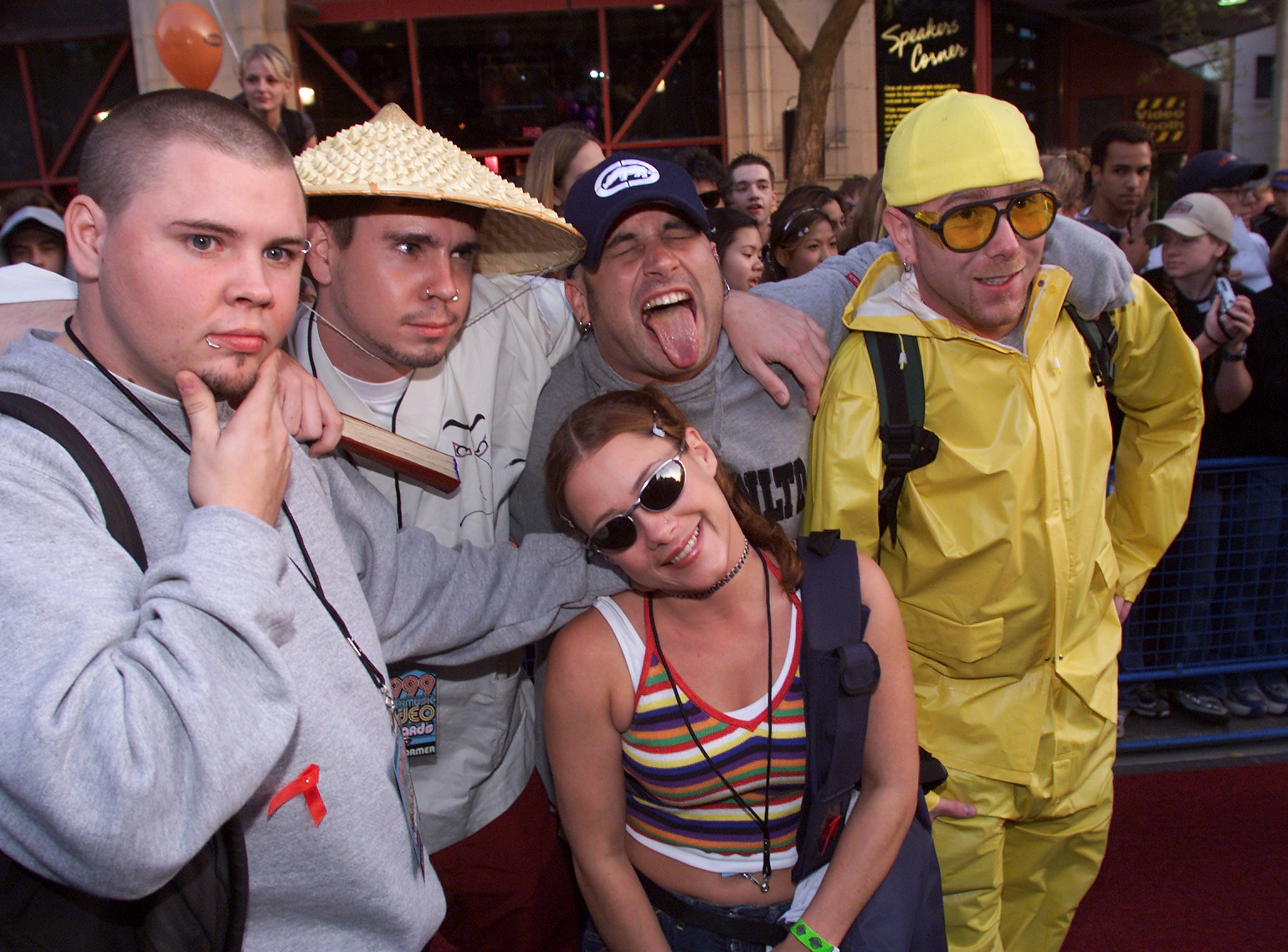 Members of Canadian band Len